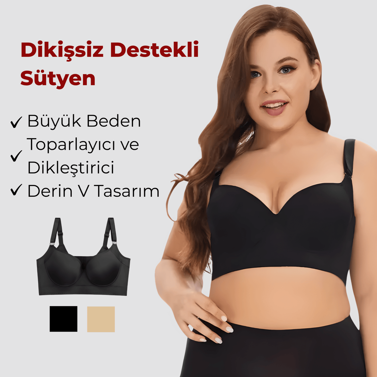 Dikişsiz Göğüs Dikleştirici Sütyen TightTonic™ - Tight Tonic