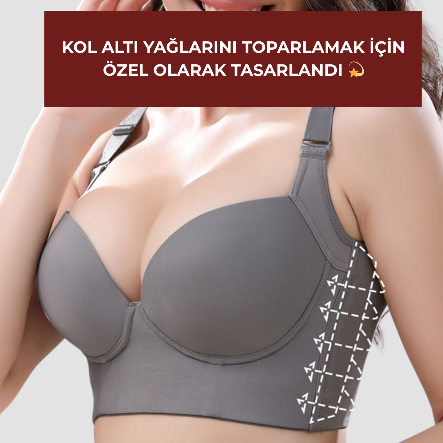 Dikişsiz Göğüs Dikleştirici Sütyen TightTonic™