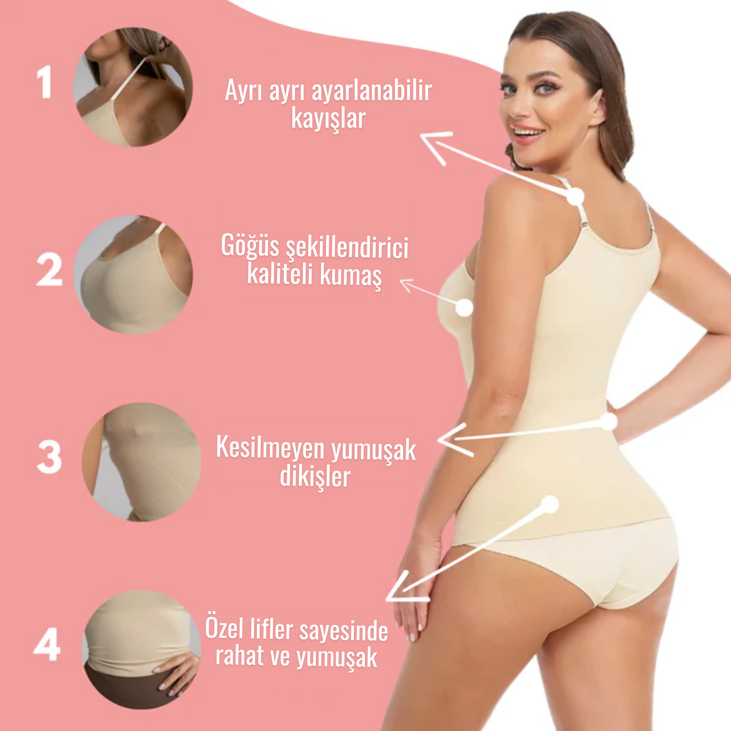 TighTonic™ Şekillendirici Üst
