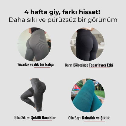 3'lü Etki Taytı Selülit, Varis, Lipödem TightTonic™