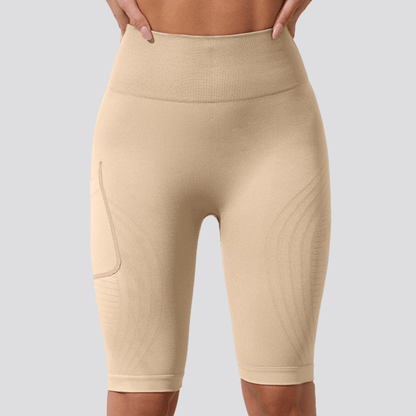 3D Anti-Selülit Cepli Şort TightTonic™