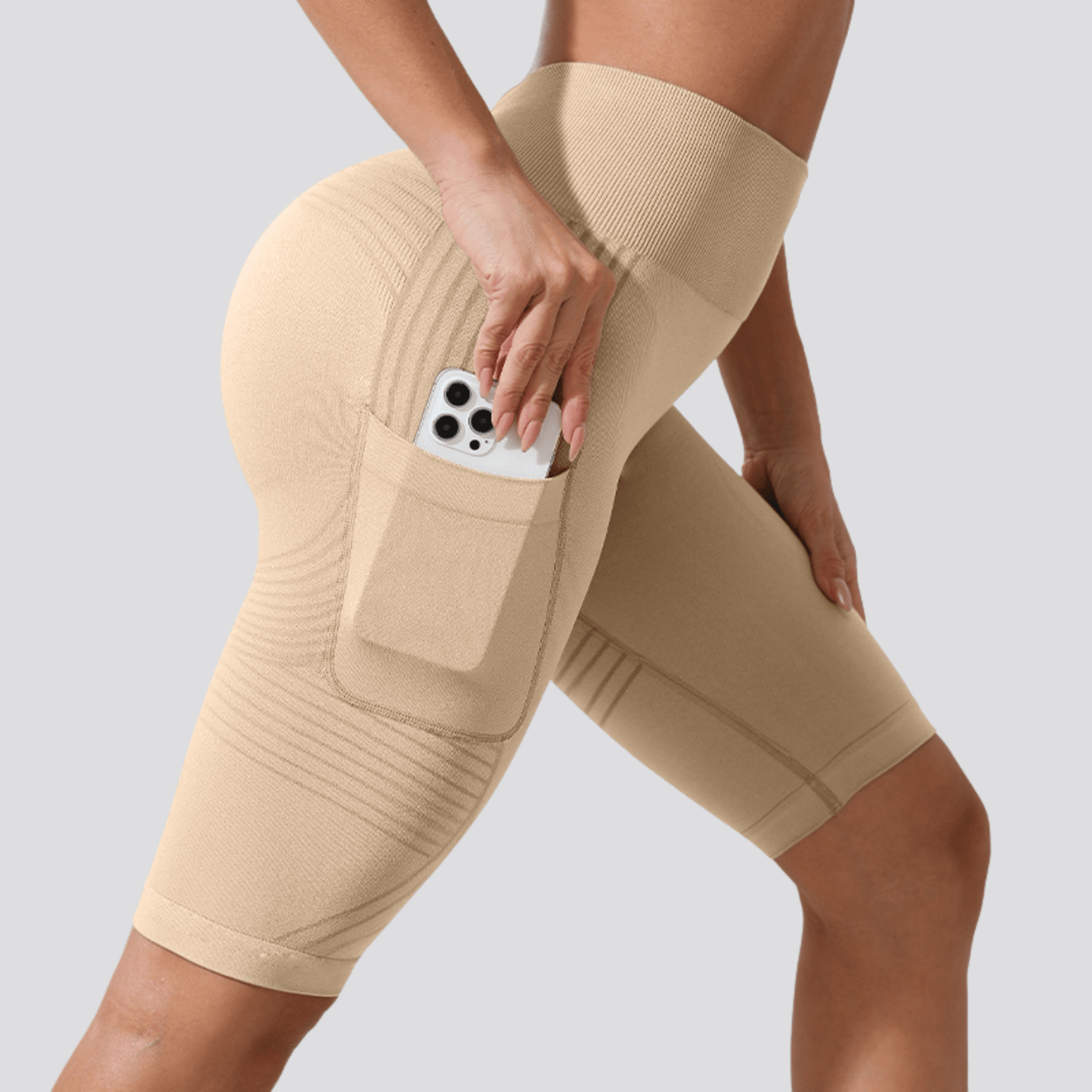 3D Anti-Selülit Cepli Şort TightTonic™