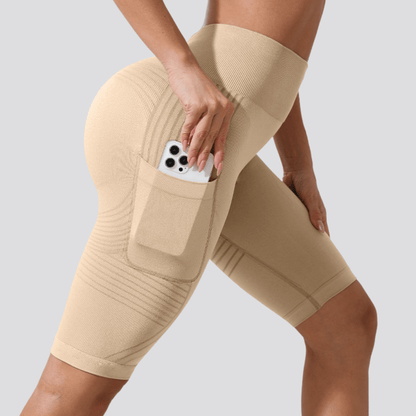 3D Anti-Selülit Cepli Şort TightTonic™