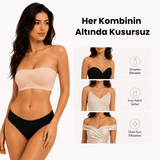 Kaymaz Straplez Sütyen – Dikişsiz & İz Yapmaz
