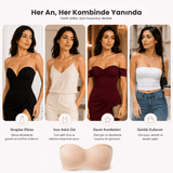 Kaymaz Straplez Sütyen – Dikişsiz & İz Yapmaz
