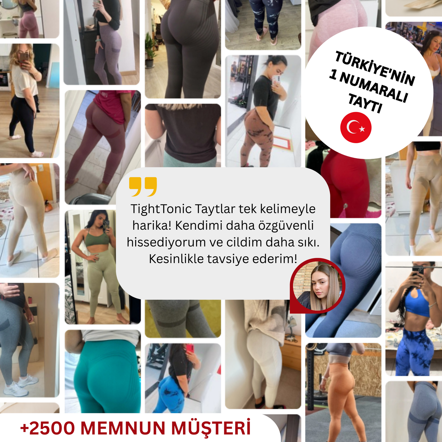 3'lü Etki Taytı Selülit, Varis, Lipödem TightTonic™