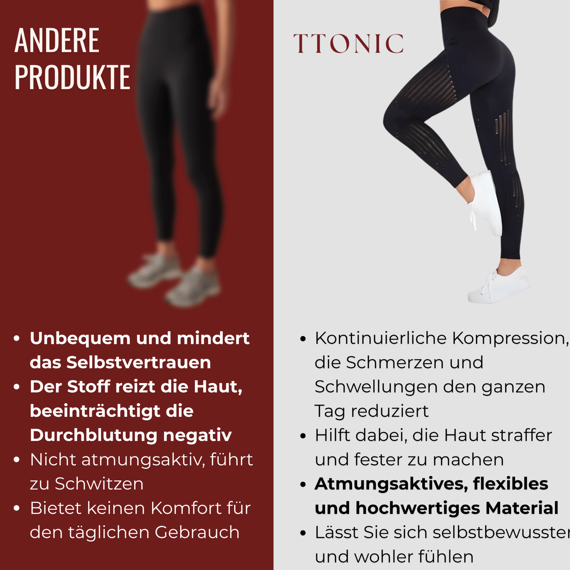 Anti - Cellulite Komfort Leggings TightTonic™ - Tight Tonic