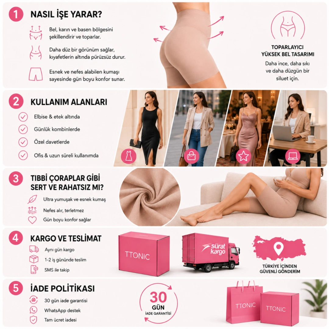 TightTonic™ 360° Şekillendirici Korse