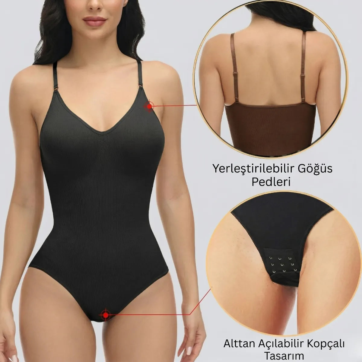 Gün Boyu Şekillendiren Bodysuit